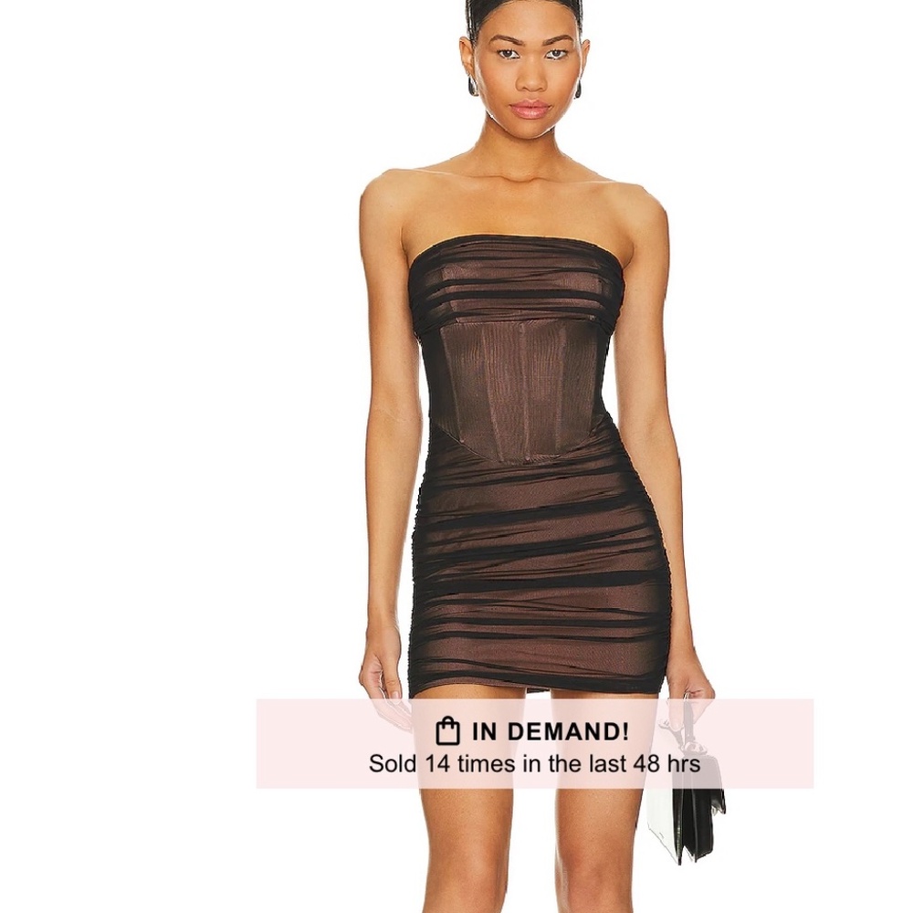 Superdown Black Mini Dress